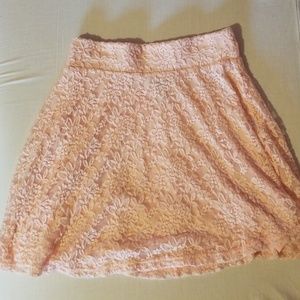 Pink Lace Skirt
